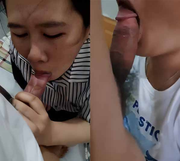 Sucking a young man's cock....